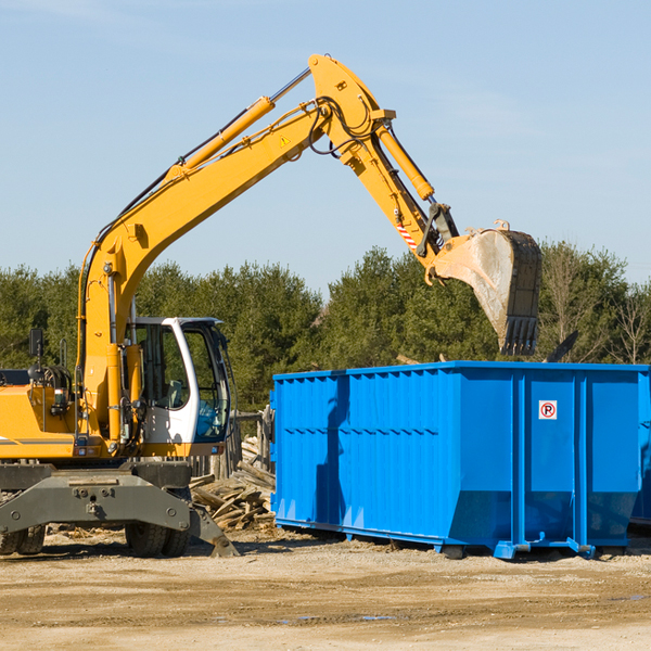 are there any restrictions on where a residential dumpster can be placed in Sanford ME